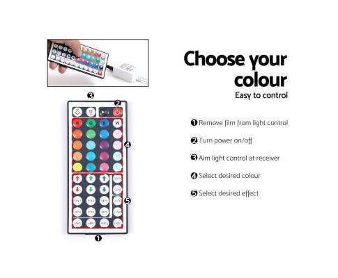 TV Cabinet Entertainment Unit Stand RGB LED Gloss Drawers 160cm White Artiss