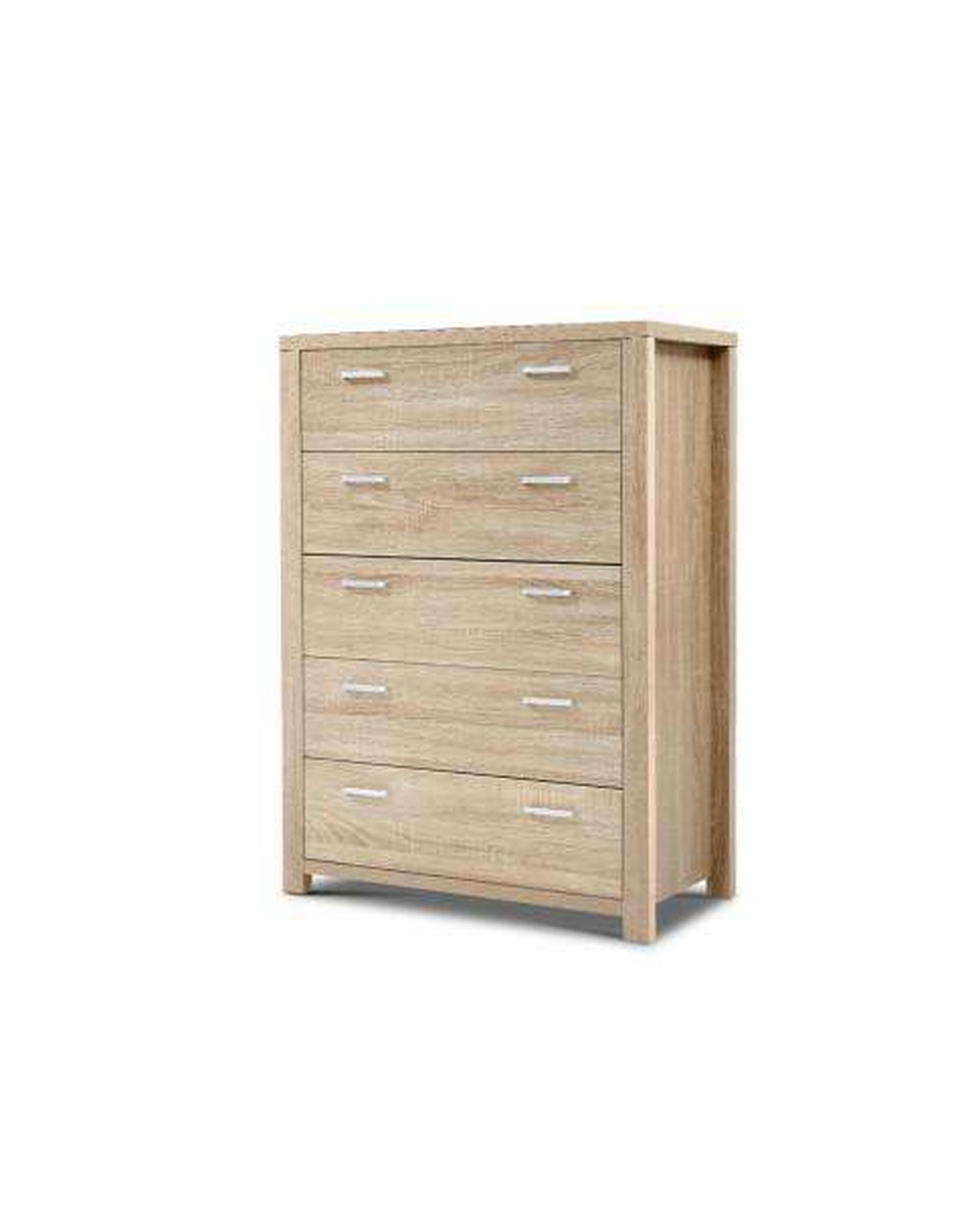 5 Chest of Drawers Tallboy Dresser Table Bedroom Storage Cabinet Artiss