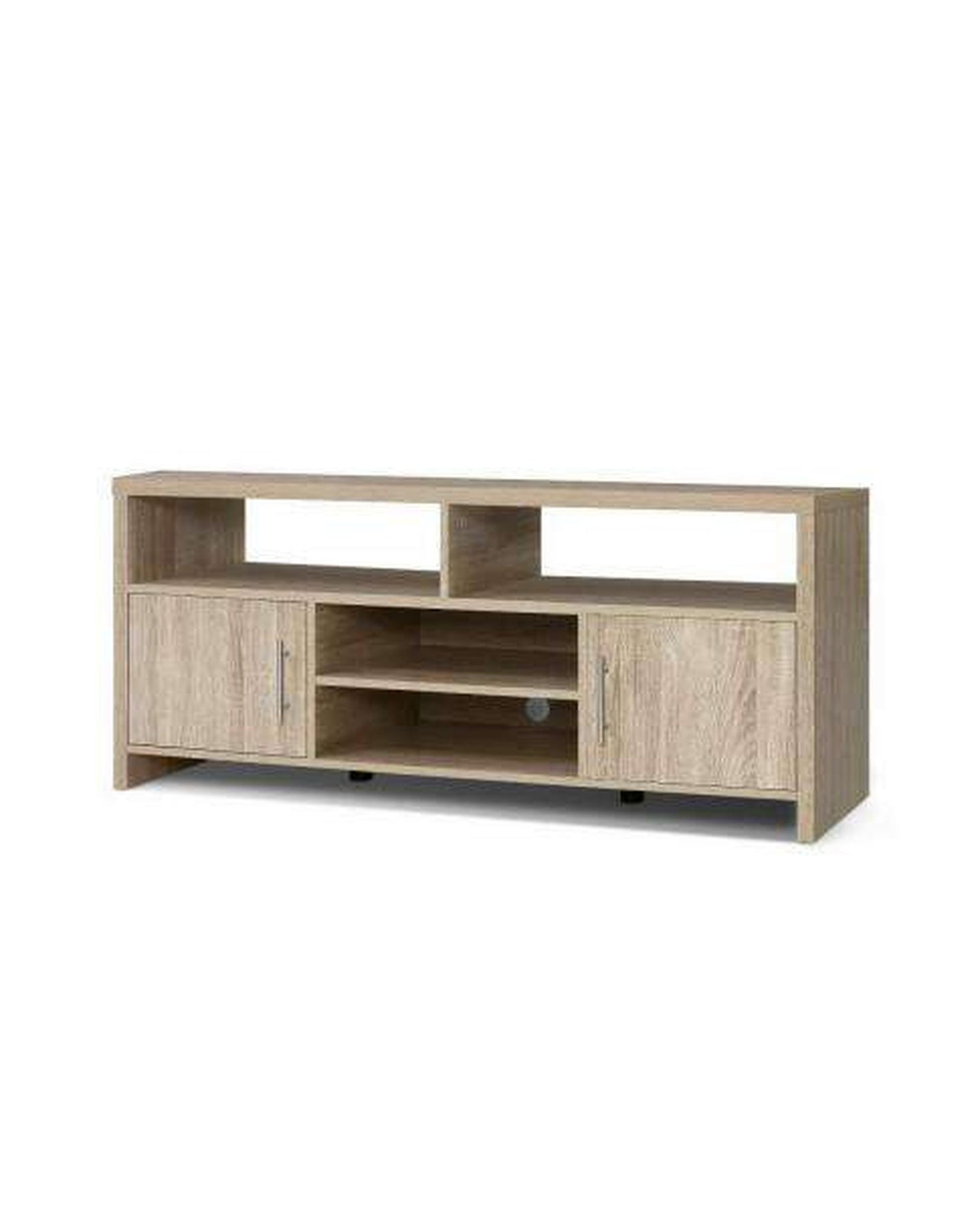 TV Cabinet Entertainment Unit Stand Storage Shelf Sideboard 140cm Oak Artiss