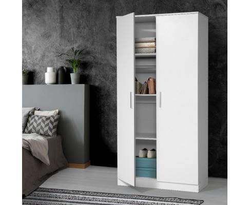 Bedroom Wardrobe - White Artiss