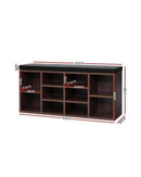 Shoe Cabinet Bench Shoes Storage Rack Organiser Shelf Cupboard Box Walnut Artiss