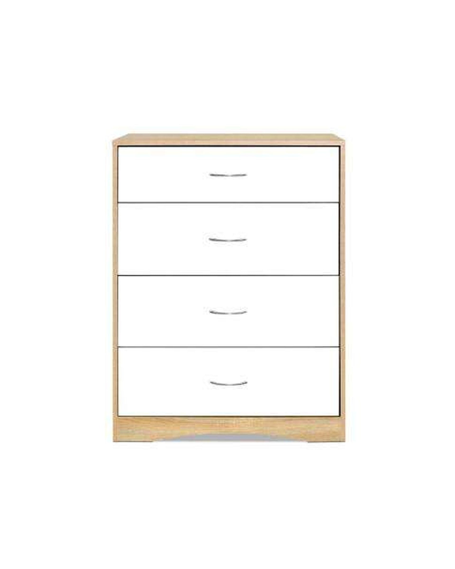 Chest of Drawers - White Wood Artiss