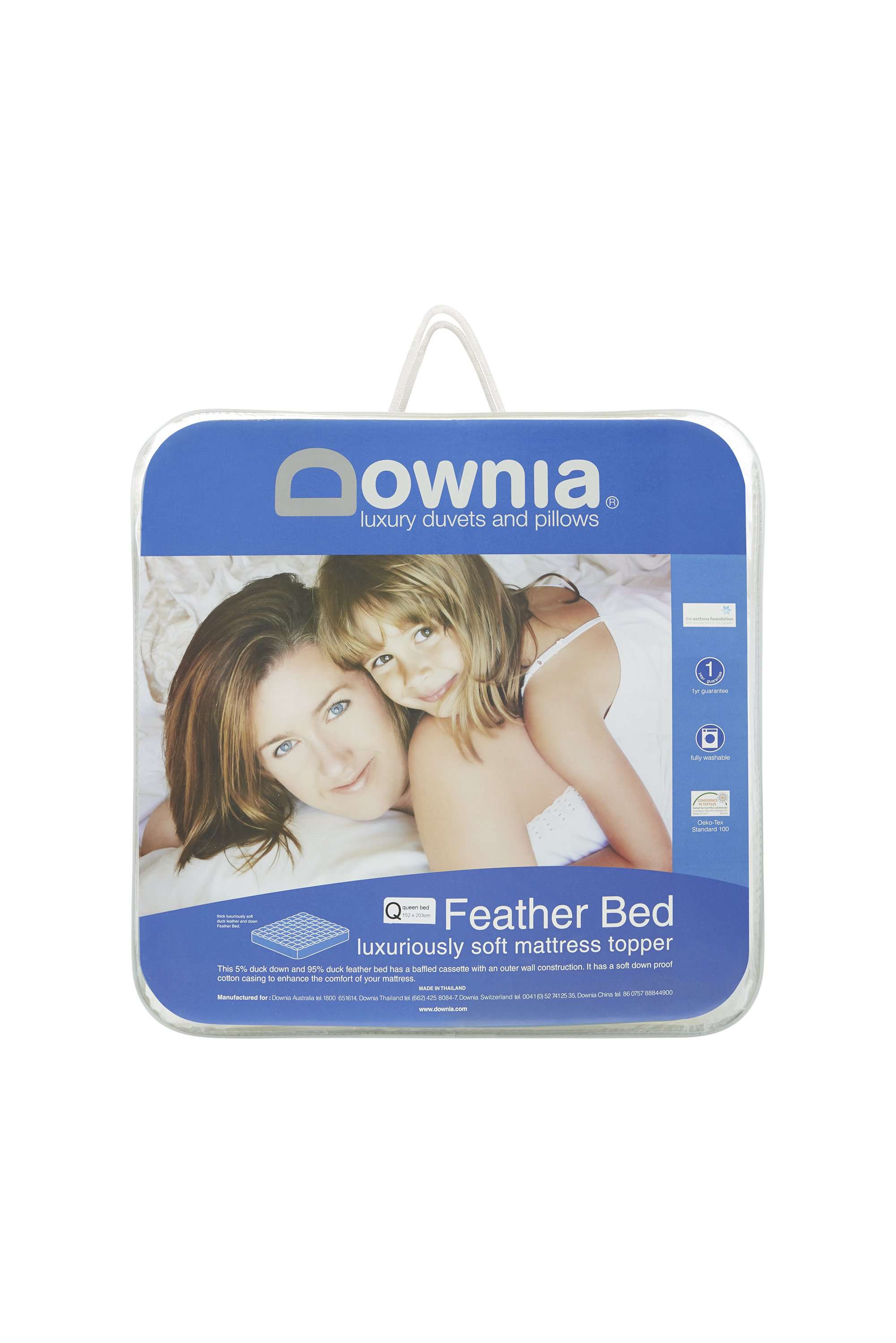 Downia Feather Bed Duck Down Mattress Topper Downia