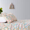 Happy Kids Floral Printed Microfibre Sheet Set Happy Kids Bedding