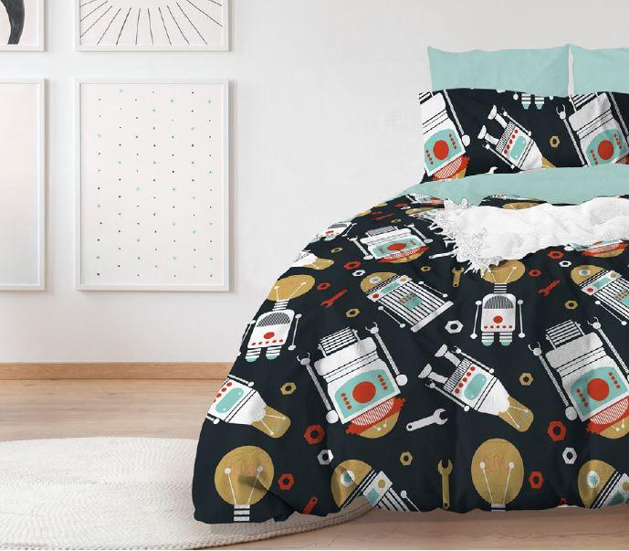 Jelly Bean GLOW ROBO Quilt Cover Set Jelly Bean Kids