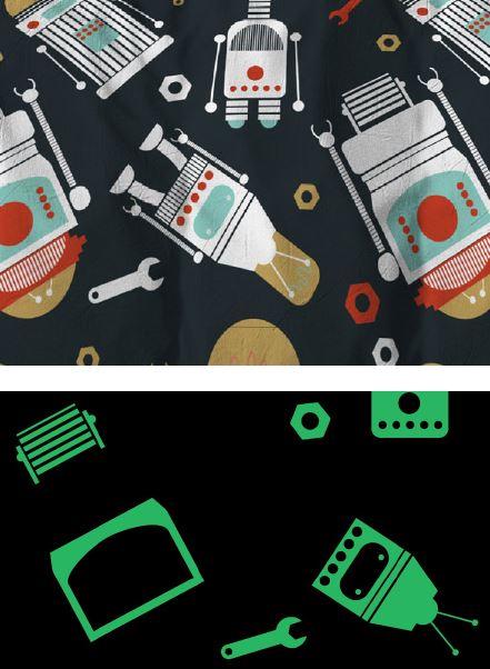 Jelly Bean GLOW ROBO Quilt Cover Set Jelly Bean Kids