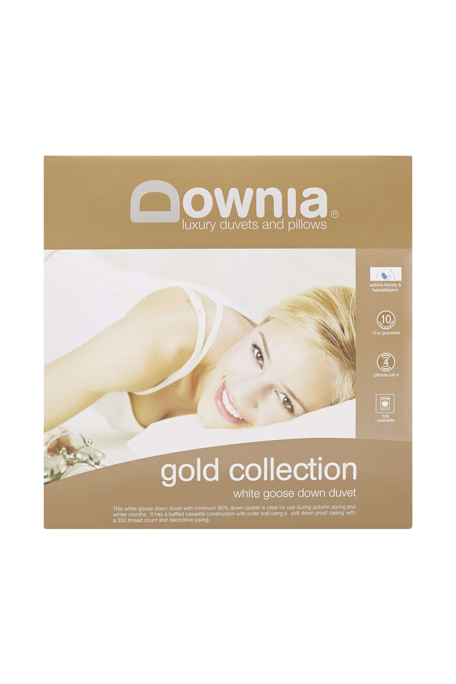 Downia Gold Collection 85 White Goose Down Quilt Downia