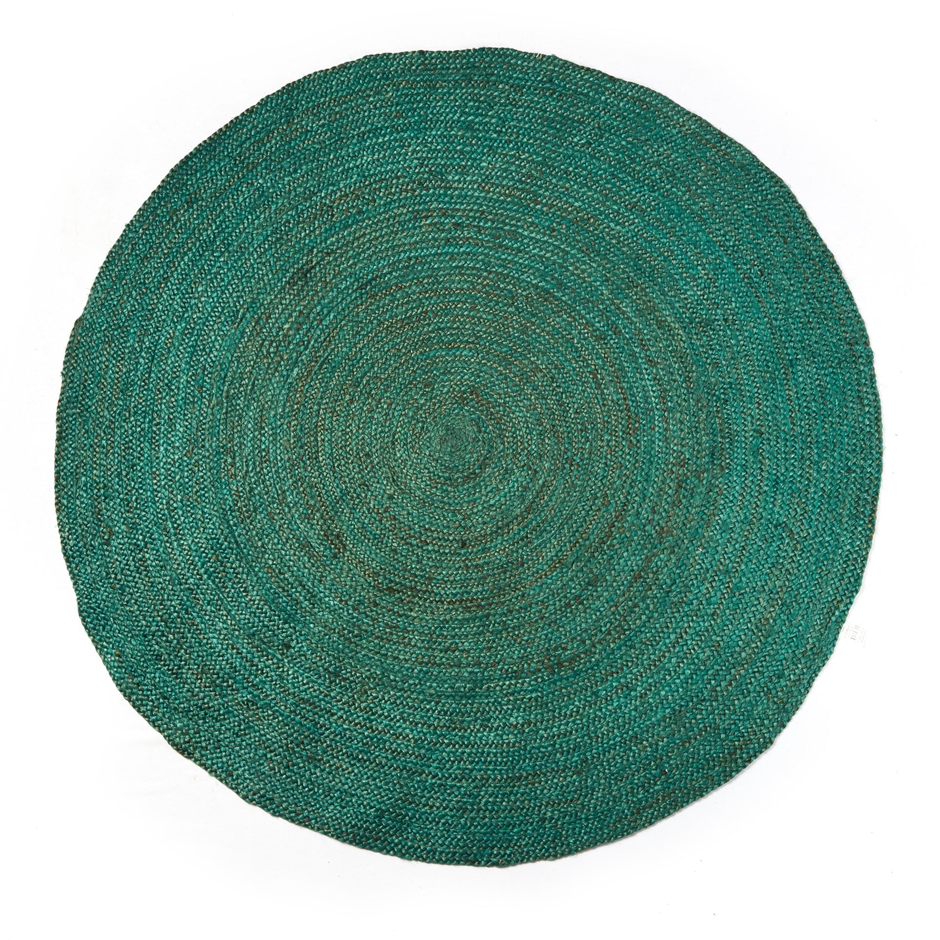 Vintage Design Benton Green Round Jute Rug Vintage Design