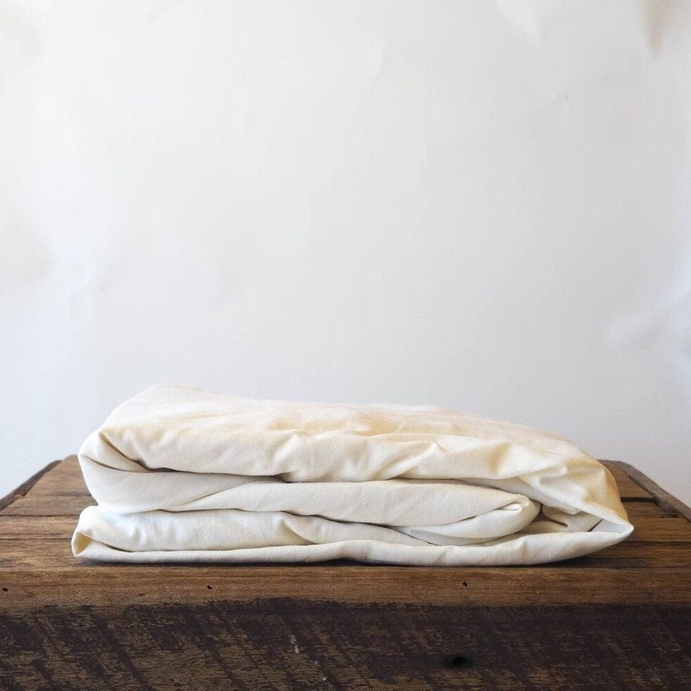 HEMP ORGANIC COTTON FITTED SHEET Hemp Gallery Australia