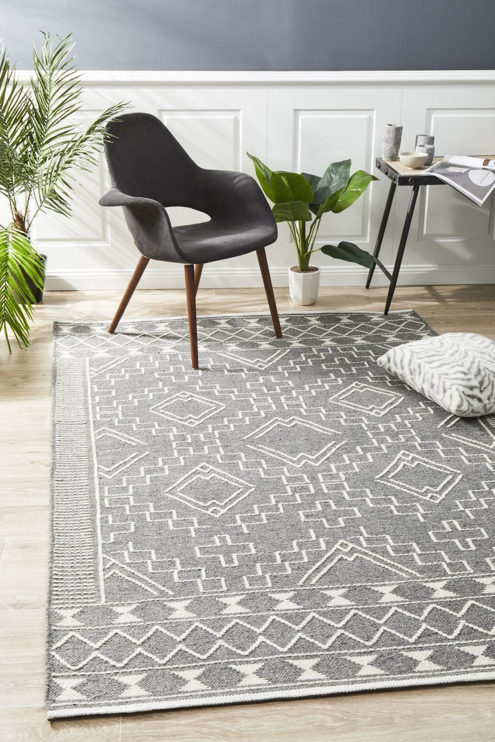 Salena Rug Grey Rug Culture