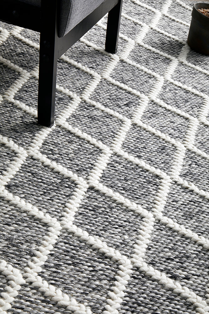 Huxley Grey Rug RUG CULTURE
