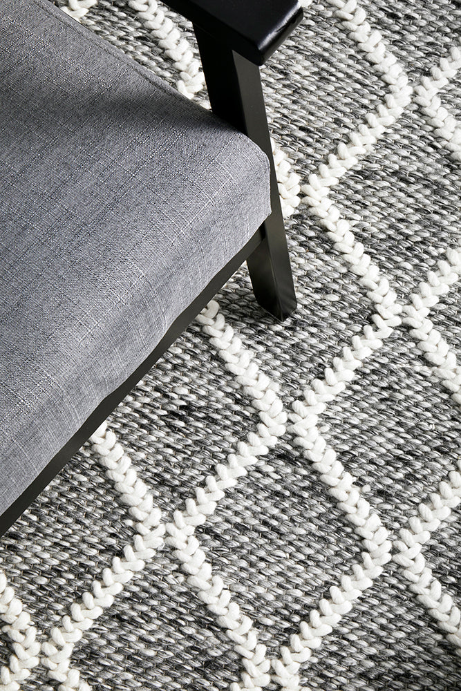 Huxley Grey Rug RUG CULTURE