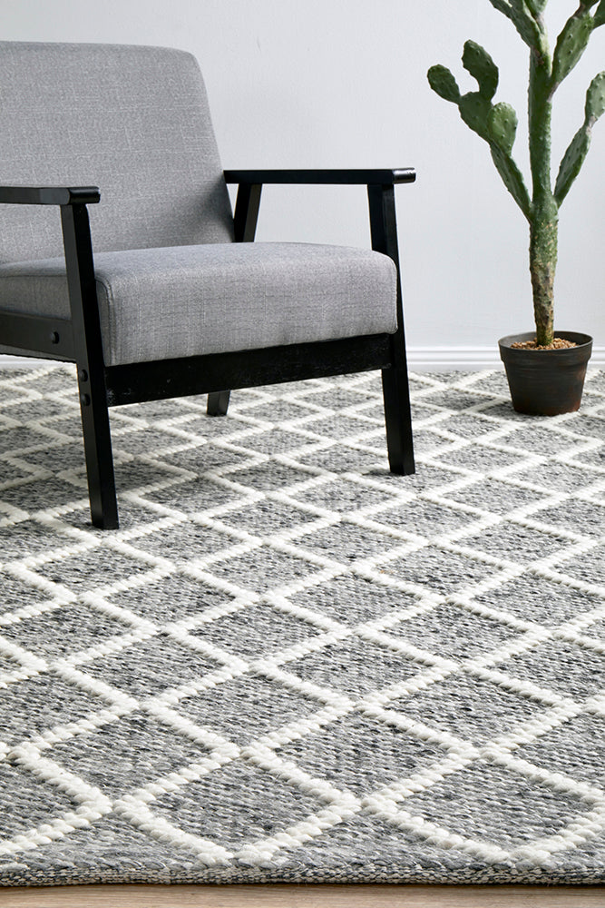 Huxley Grey Rug RUG CULTURE