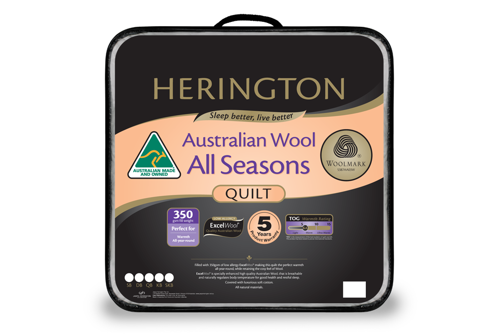 Herington All Seasons Wool Quilt Herington