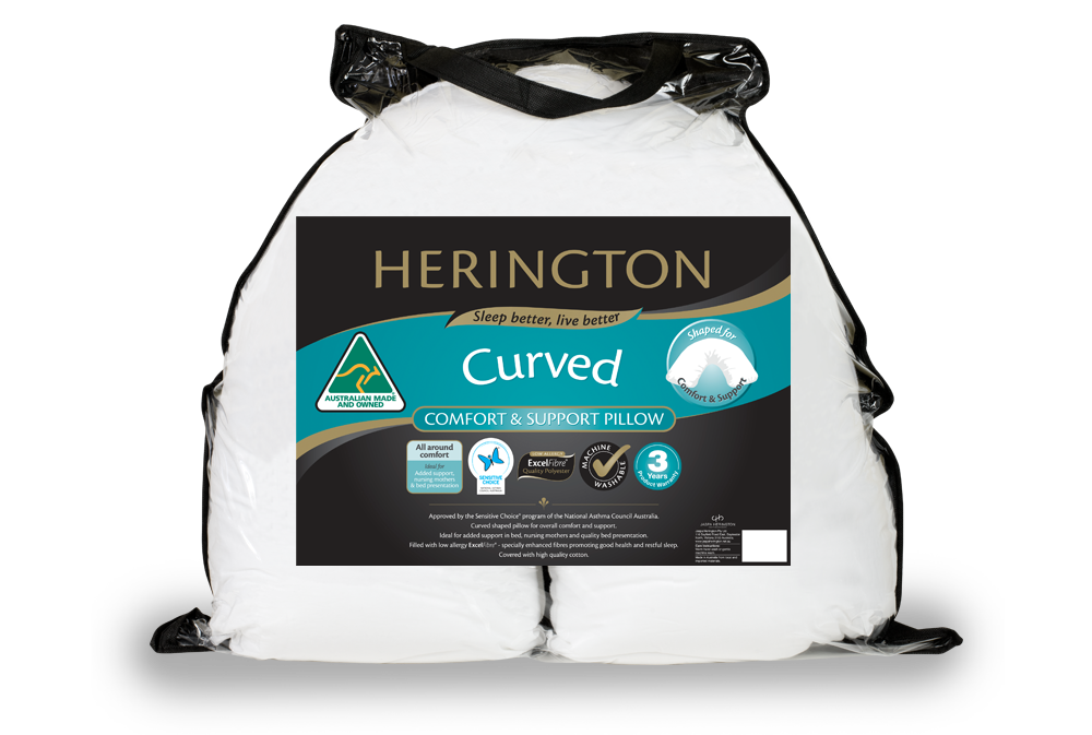 Herington Curved Pillow - TRI PILLOW Herington