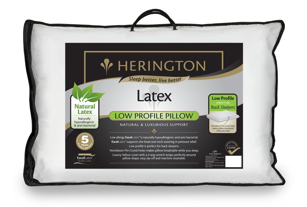 Herington Latex Low Profile Pillow Herington