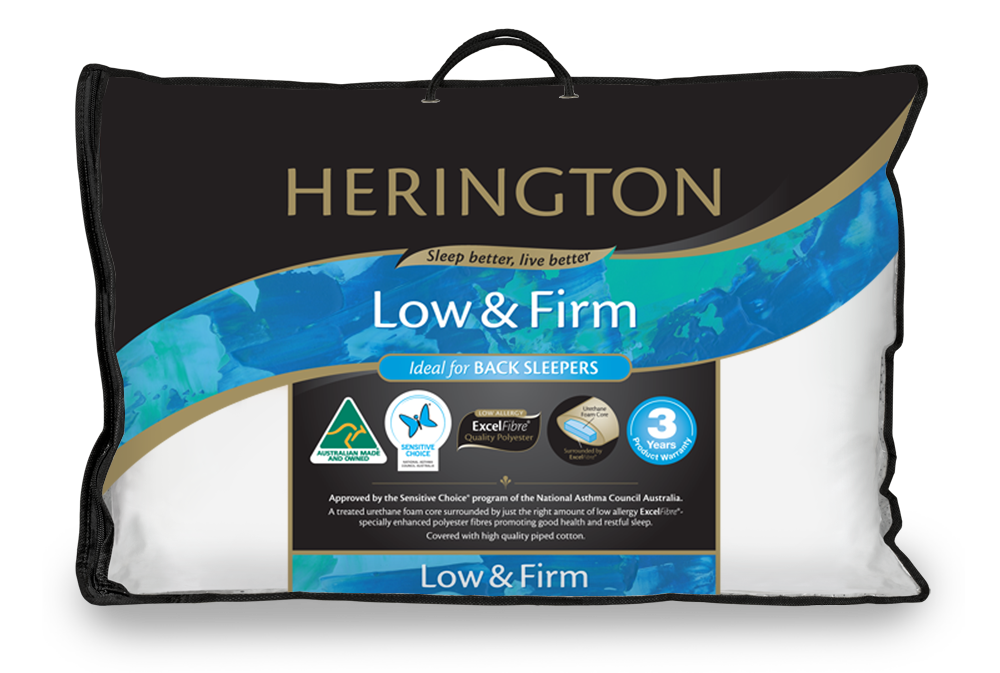 Herington Low & Firm Non Gusseted Pillow Herington