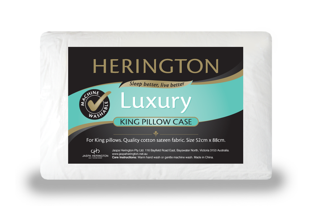Herington Luxury King Size Pillow Case Herington