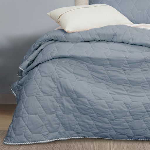 Jelly Bean BOLSTON Coverlet Set - PINK & PALE BLUE Jelly Bean Kids