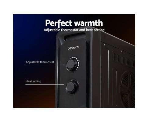 2200W Electric Infrared Panel Portable Heater Devanti