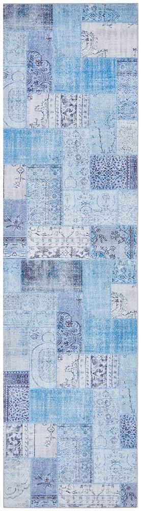 Illusions 121 Denim Runner Rug RUG CULTURE