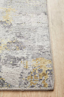 Illusions 156 Gold Runner Rug RUG CULTURE