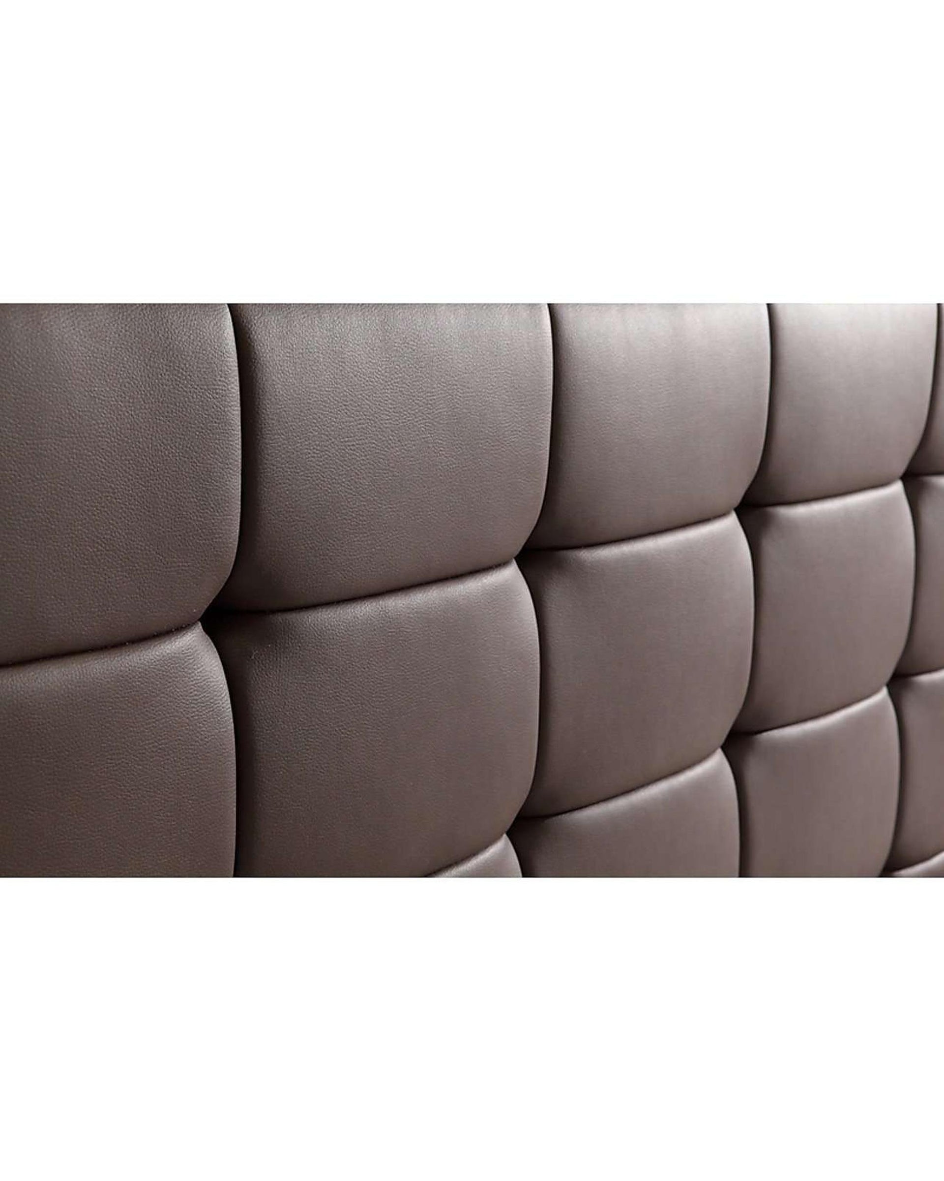 PU Leather Deluxe Bed Frame - 3 Colours Palermo