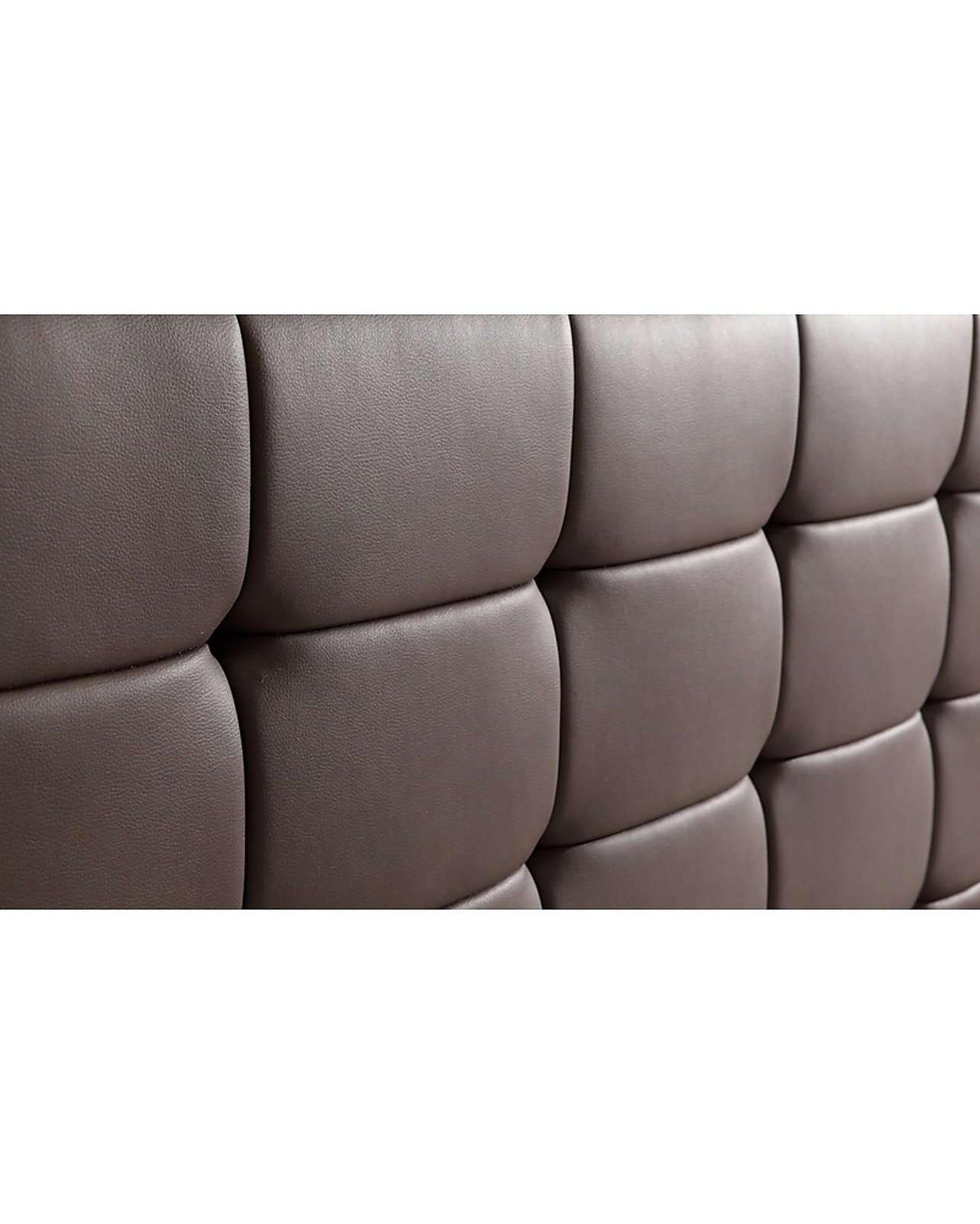 PU Leather Deluxe Bed Frame - 3 Colours Palermo