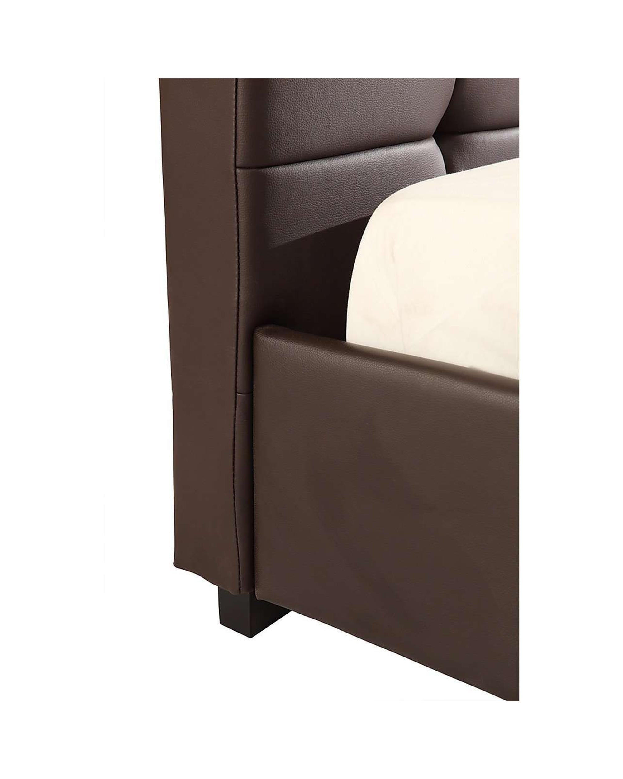 PU Leather Deluxe Bed Frame - 3 Colours Palermo
