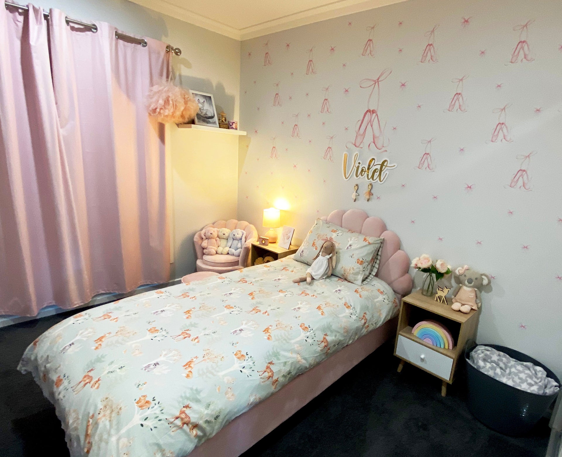 Ballet Slippers & Bows Polka Art Prints