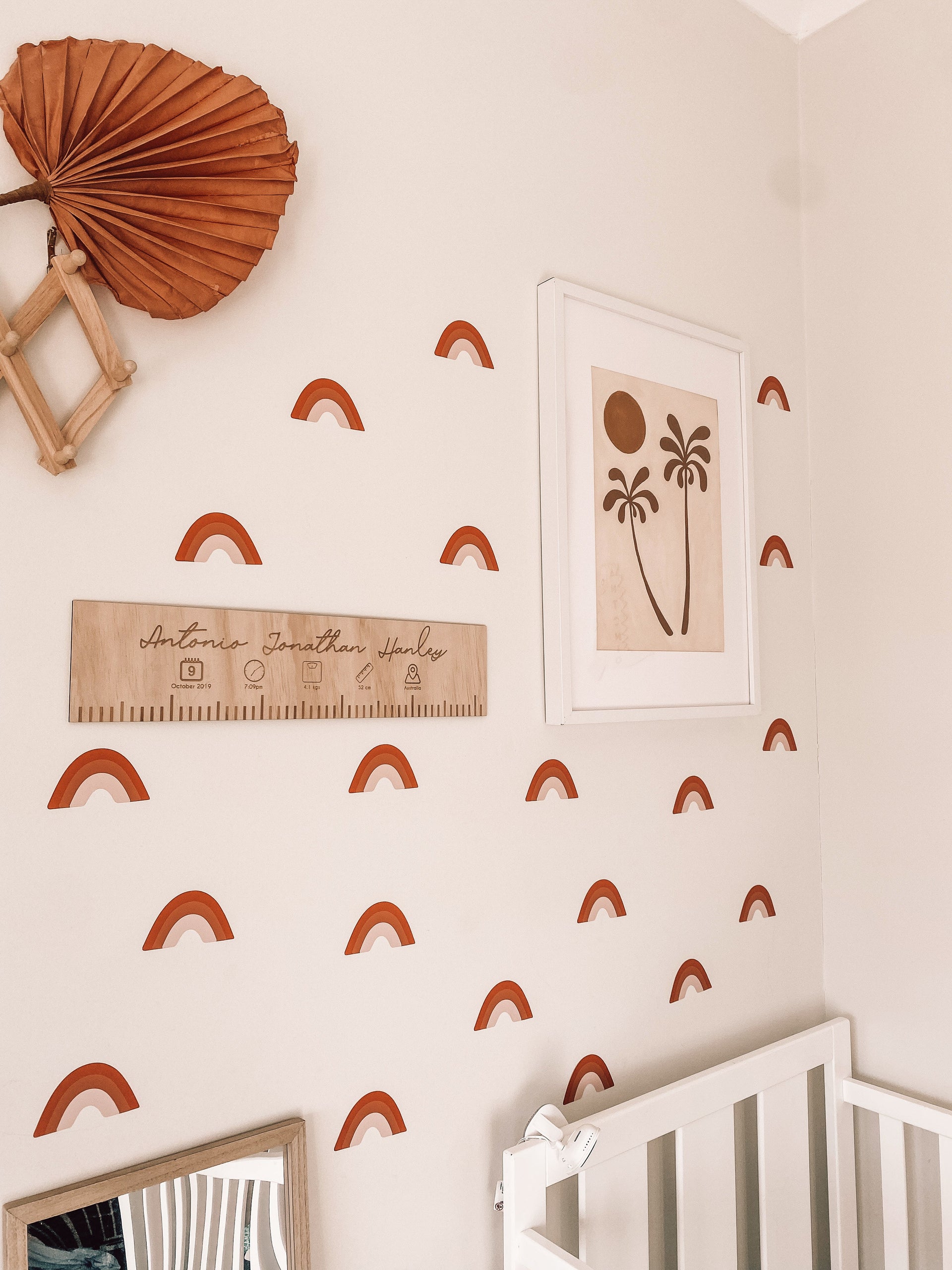 Rainbow Decals Polka Art Prints