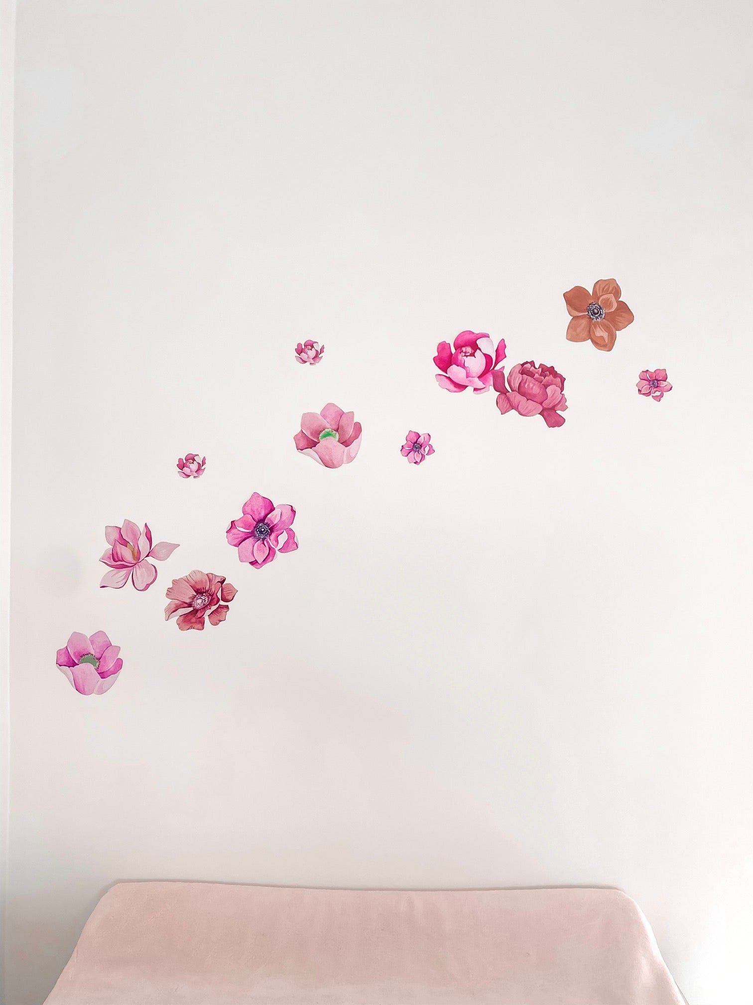 Flower Power Polka Art Prints