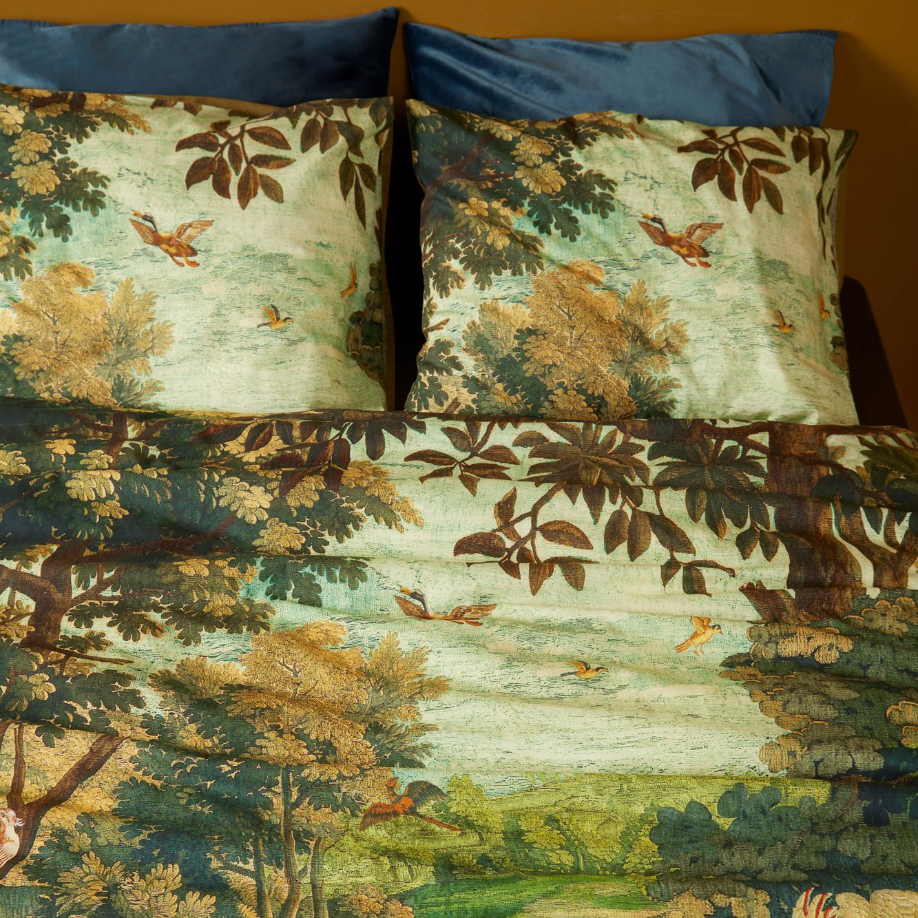 Bedding House Idyllic Green Cotton Quilt Cover Set Bedding House