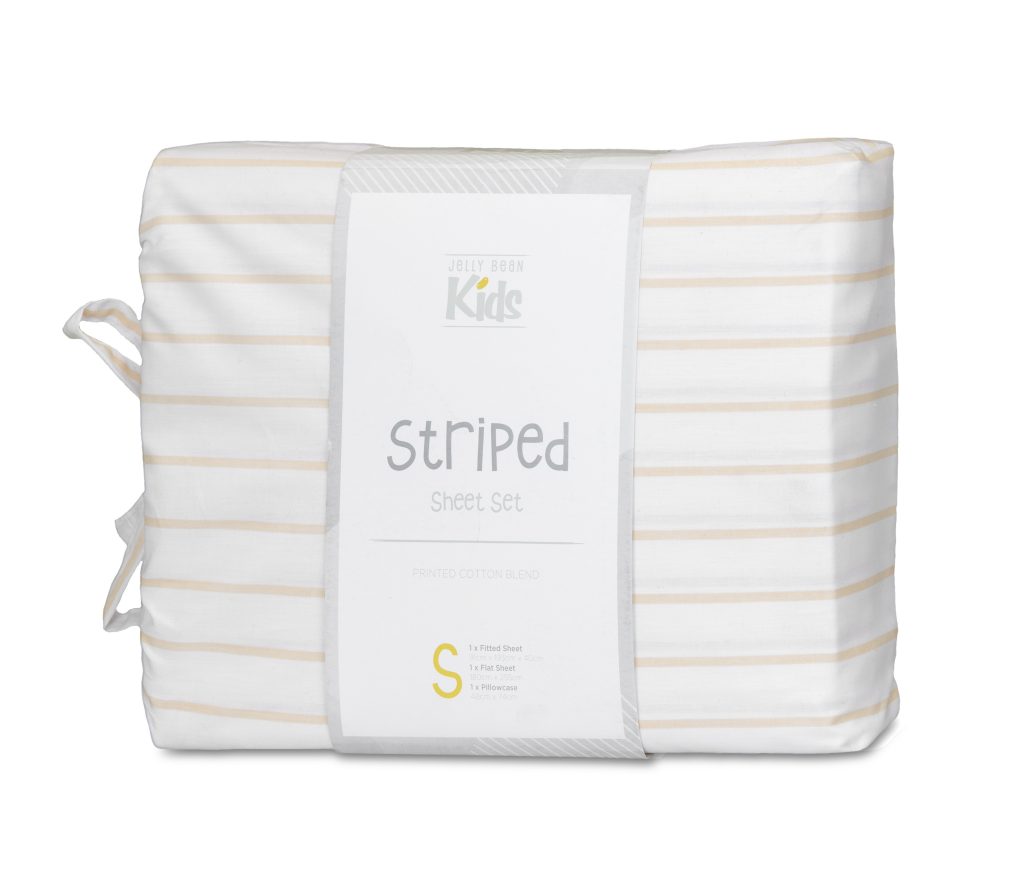 Jelly Bean Stripe Printed Sheet Set - Watermelon Jelly Bean Kids