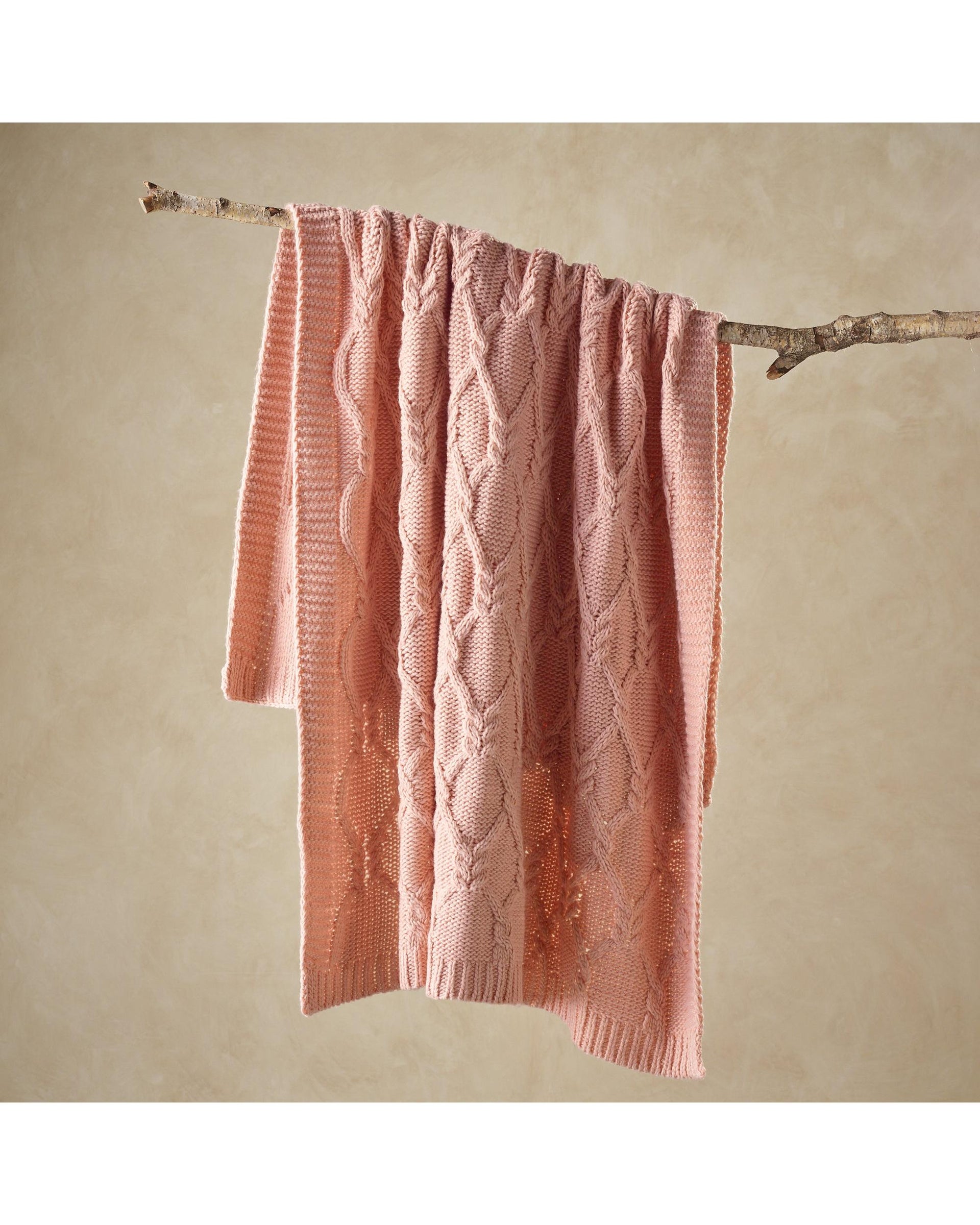 Bianca Bedding Johnson Blush Throw Rug Bianca Bedding