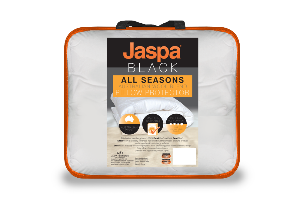 Jaspa Black All Seasons Pillow Protector Jaspa Black