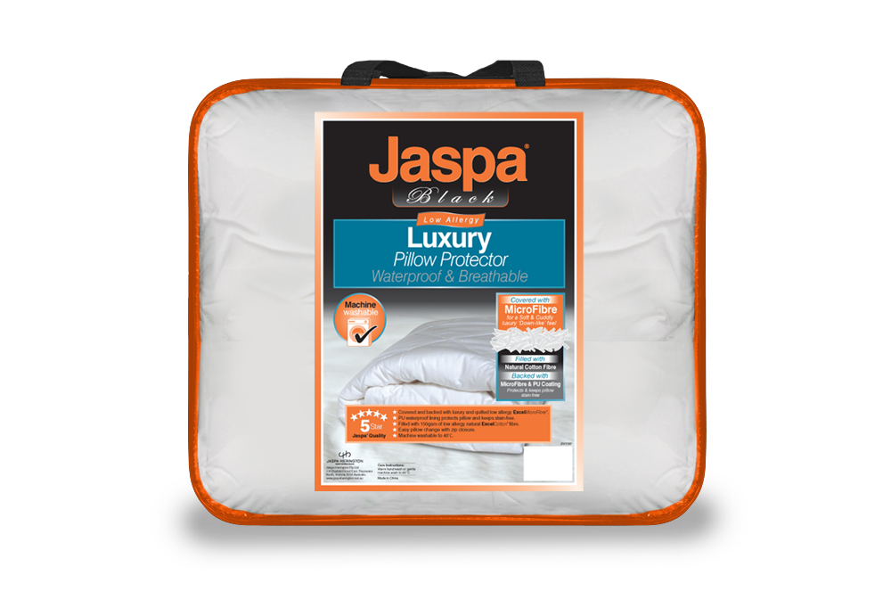 Jaspa Black Luxury Waterproof Pillow Protector Jaspa Black