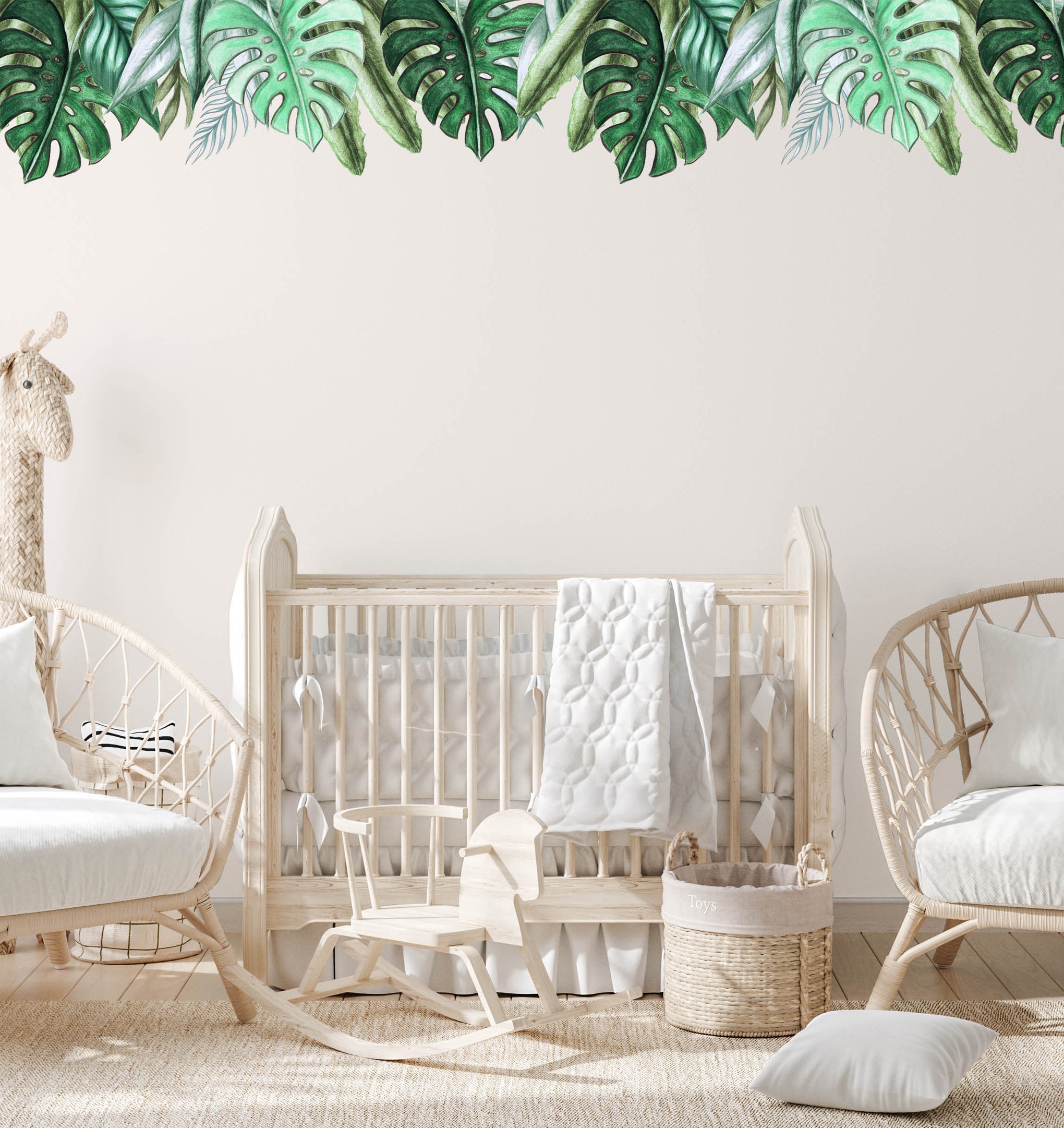 Jungle Leaves Wall Decals 