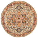 Legacy 850 Rust Round Rug Rug Culture