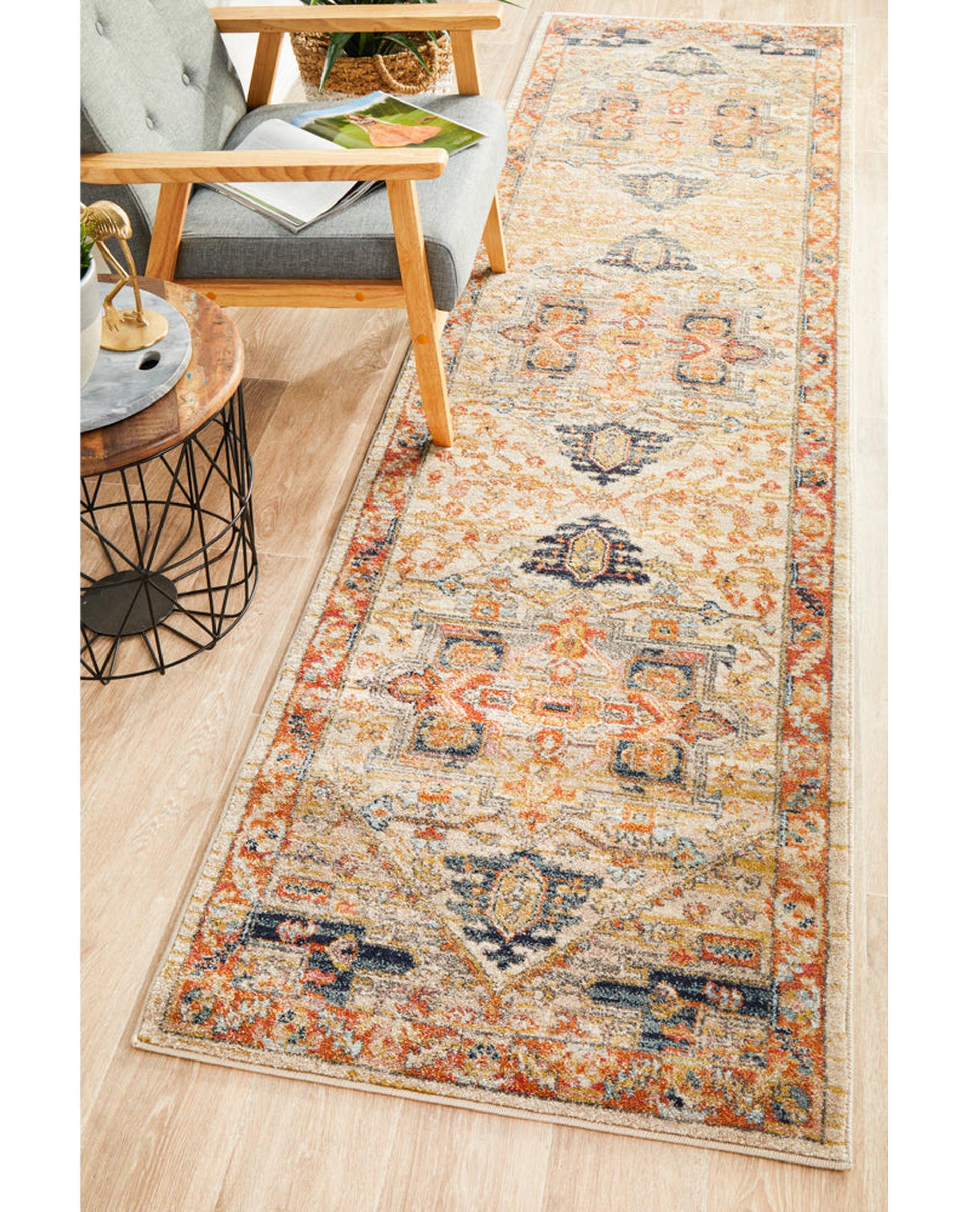 Legacy 850 Rust Runner Rug Rug Culture