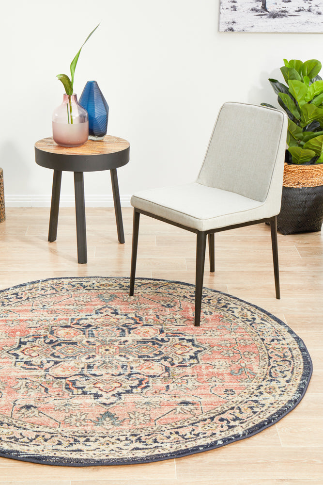 Legacy 851 Brick Round Rug Rug Culture