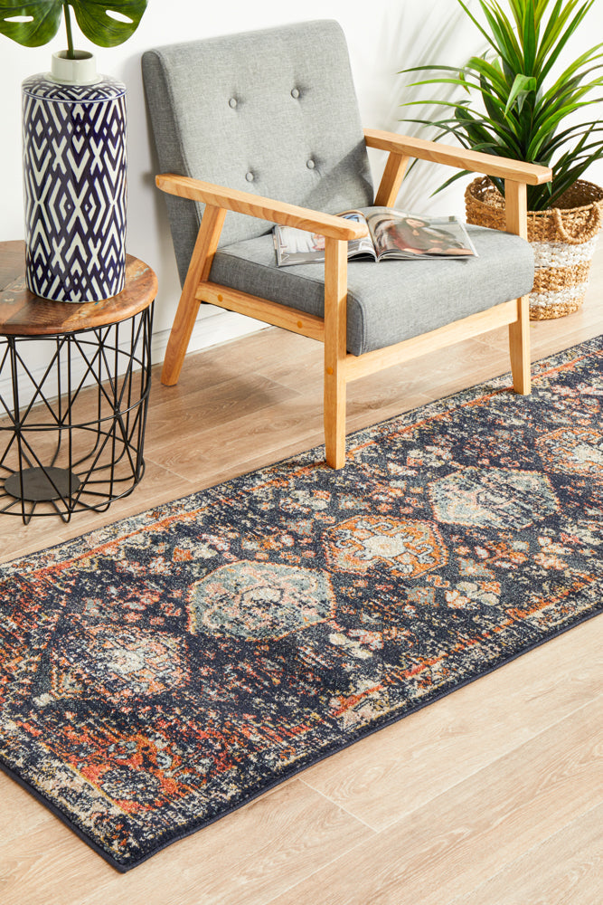 Legacy 854 Navy Runner Rug Rug Culture