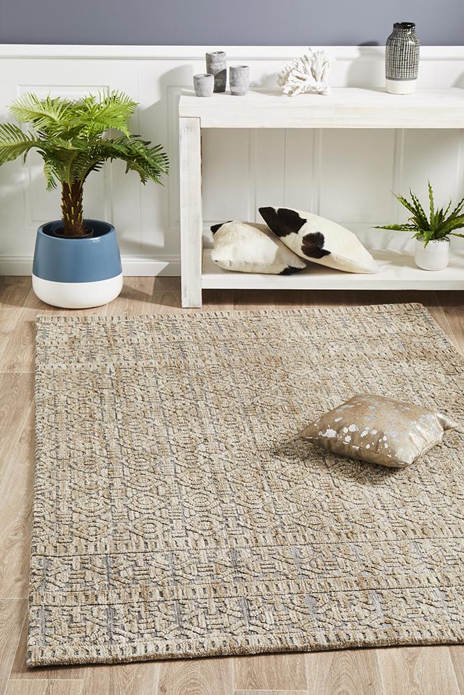 Levi Hannah Natural Grey Rug Rug Culture