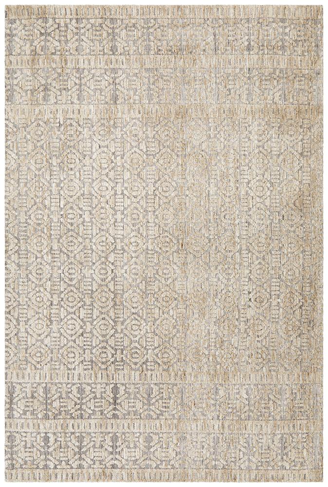Levi Hannah Natural Grey Rug Rug Culture