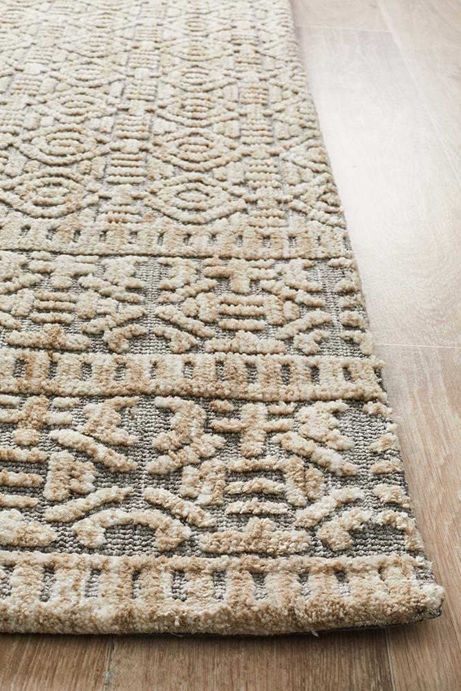 Levi Hannah Natural Grey Rug Rug Culture