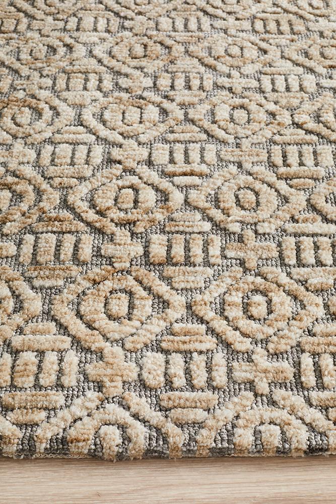 Levi Hannah Natural Grey Rug Rug Culture