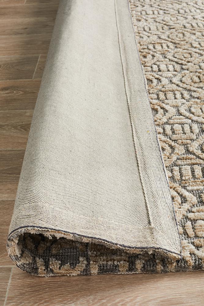 Levi Hannah Natural Grey Rug Rug Culture