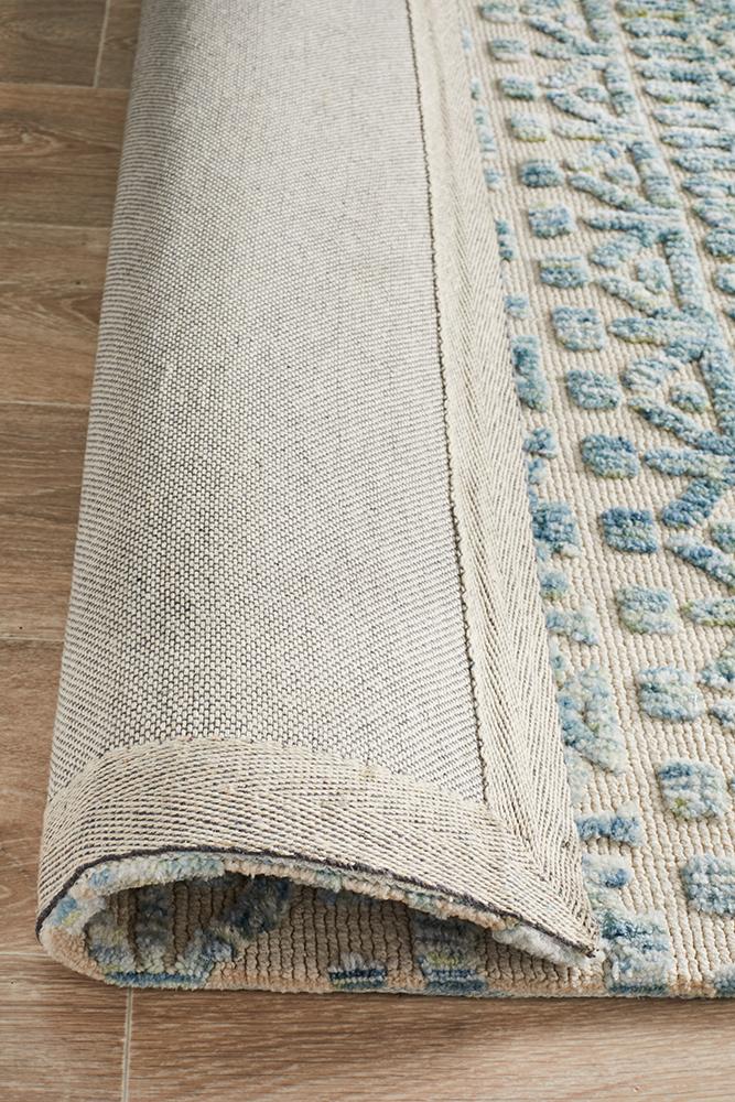 Levi Scarlett Blue Green Rug Rug Culture