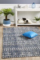 Levi Tara Navy Grey Rug Rug Culture