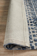 Levi Tara Navy Grey Rug Rug Culture